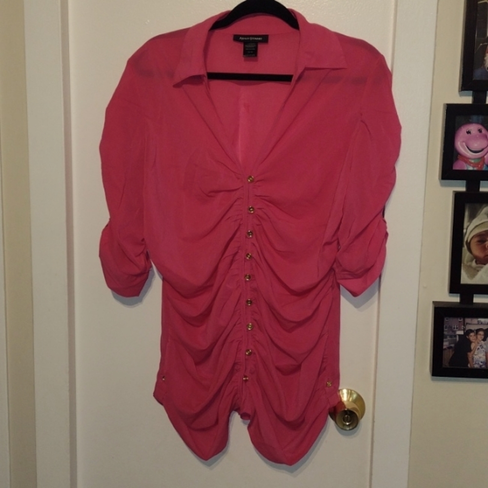Sheer pink top